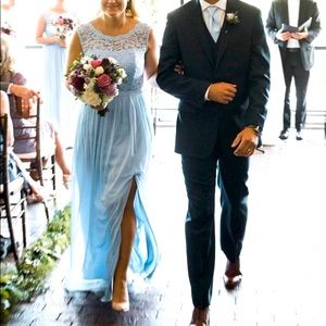 Beautiful ice blue dress David’s Bridal size 10